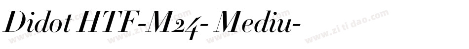 Didot HTF-M24- Mediu字体转换